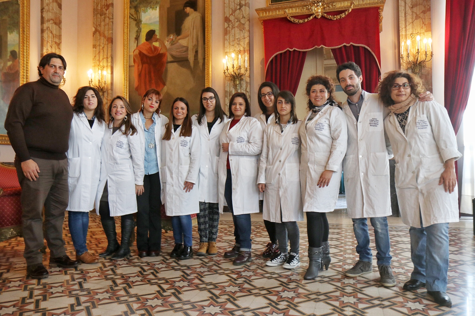 Reggio Calabria: Completati I Lavori Di Restauro Dei Quadri Del Salone Monsignor Ferro Di Palazzo Alvaro [Foto E Interviste] | Strettoweb 1280_x_1920_jpg
