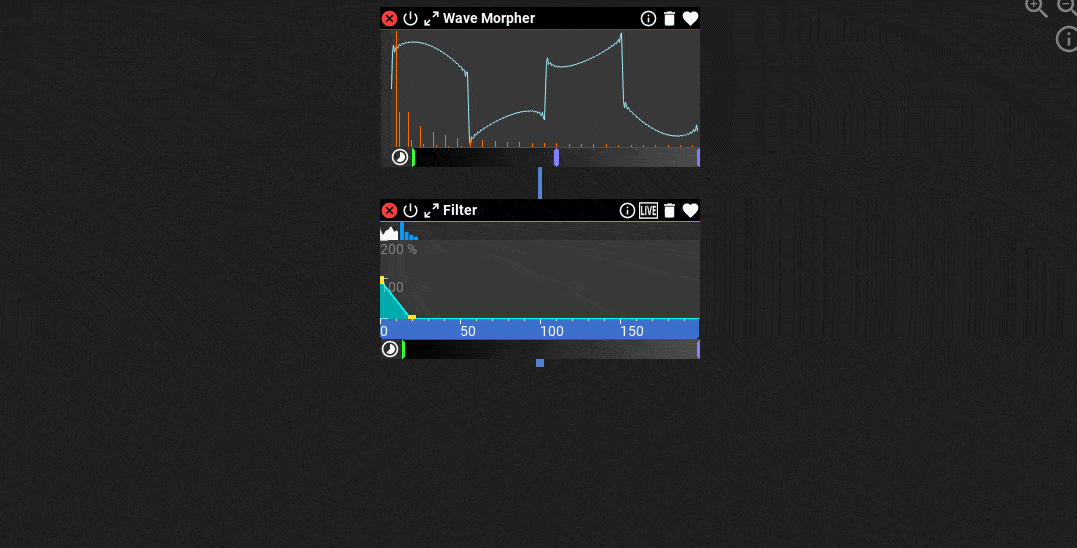 module zoom inout