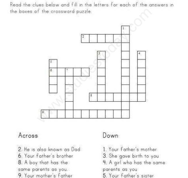 cbse class 1 evs revision assignment set d