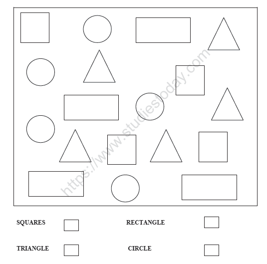 cbse class 1 english count the shapes worksheet practice worksheet for english