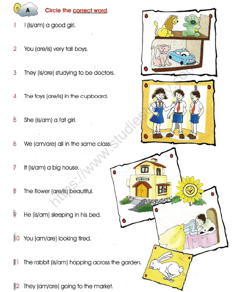 cbse class 1 english correct word worksheet practice worksheet for english