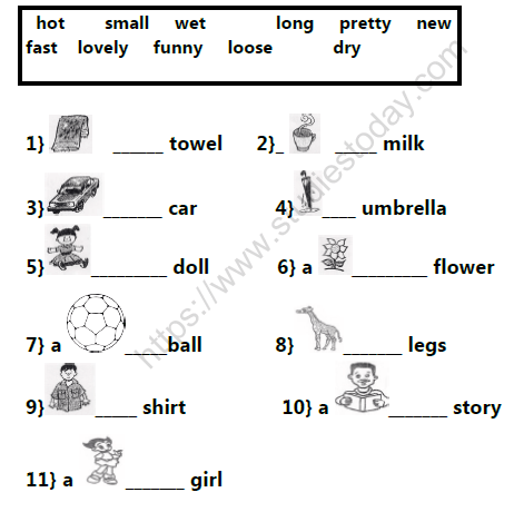 cbse class 1 english grammar worksheet set b practice worksheet for english