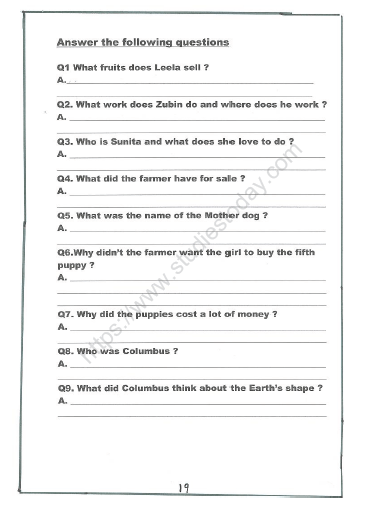 cbse class 2 english what people do worksheet practice worksheet for