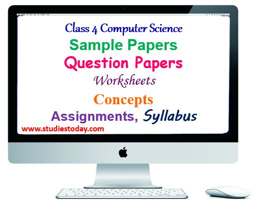 class 4 computer science worksheets questions and answers sample papers