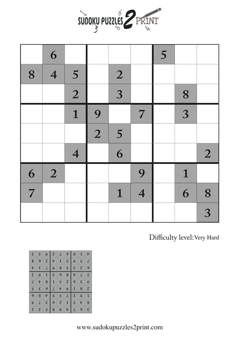 very hard sudoku puzzle to print 8