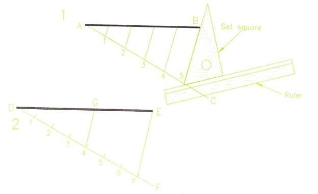 An angle is a shape formed by two rays (called arms of angle) that shares a common point (called vertex). Drawing Lines