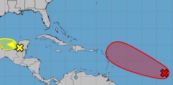 System heads for northeast Caribbean