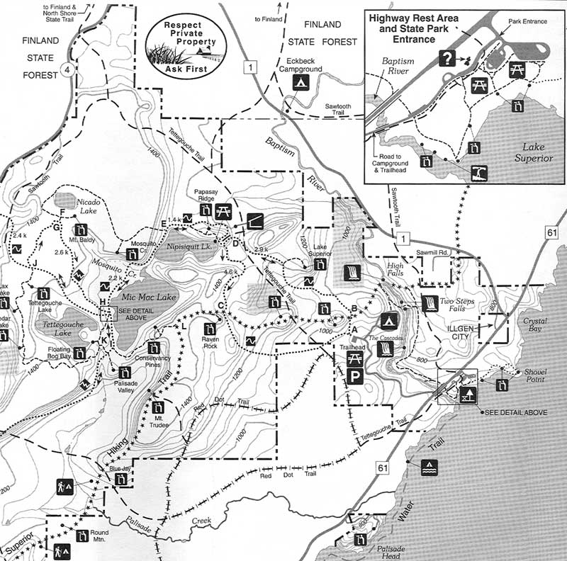 With so many options, what should you consider? Tettegouche State Park Hiking Trail Map