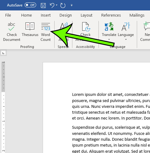 Is There an Easy Way to Get a Word Count in Microsoft Word?  Support