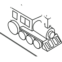 train 1 to 10 puzzles surfnetkids