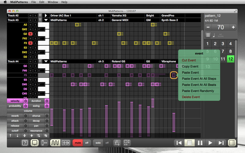 MidiPatterns 2 A Major Update To The OS X MIDI Step Sequencer Synthtopia