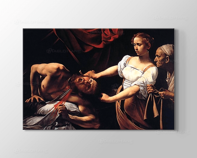 Judith Beheading Holofernes Kanvas Tablo Tablohane