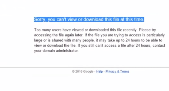 If you have a file that someone needs, it's as easy as a few cl. How To Fix Google Drive Download Limit For Shared Files Tactig