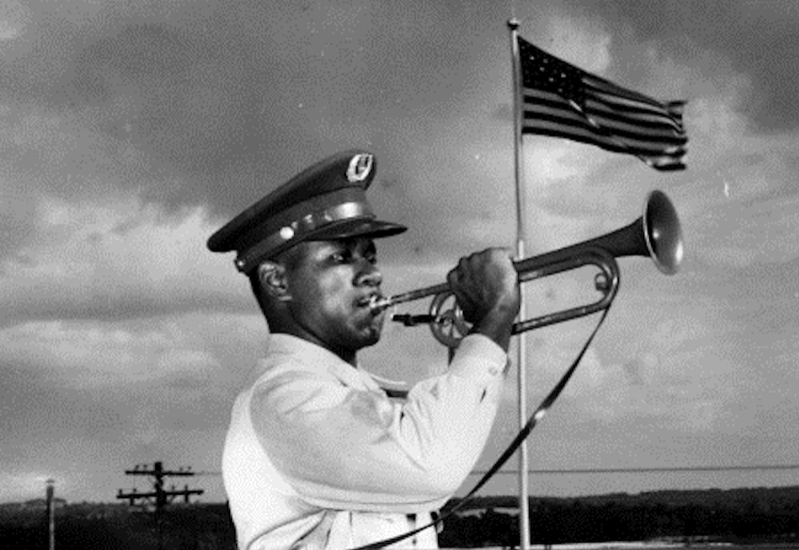 African American Buglers Taps Bugler Jari Villanueva