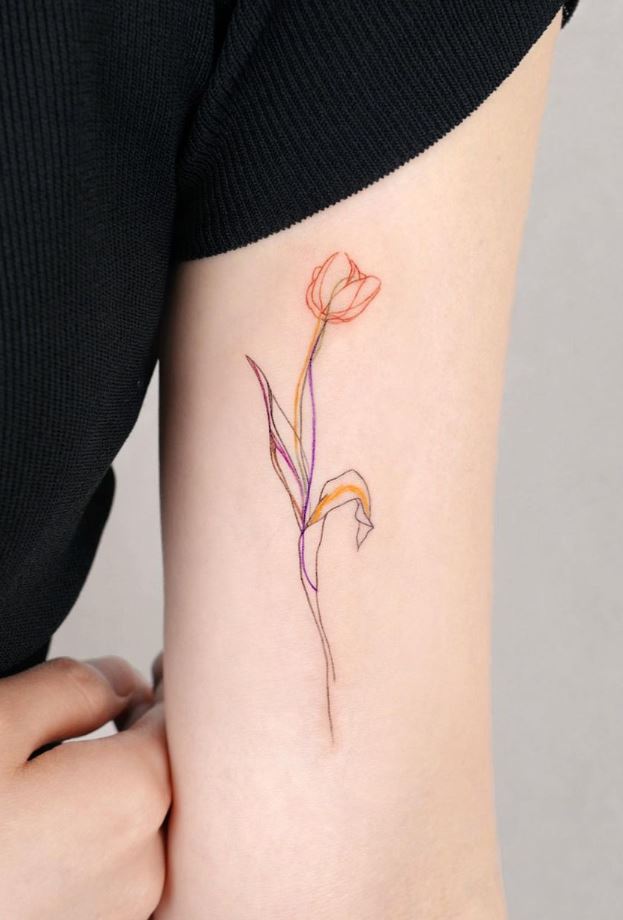 Tulip Drawing Tattoo | Tat2O 920_x_623_jpg