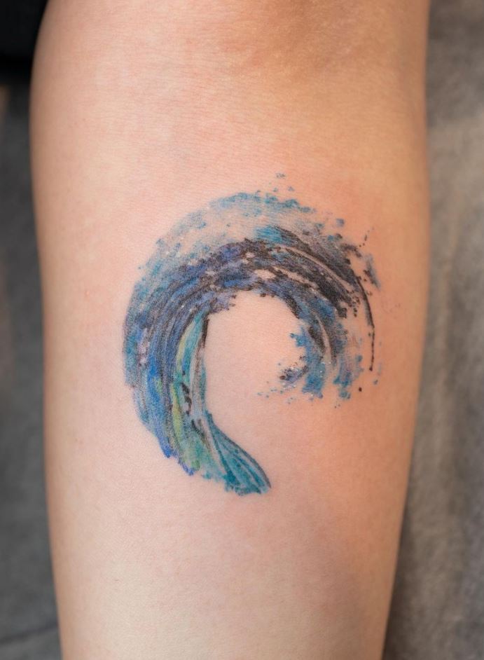 Outstanding Wave Tattoo | Tat2O