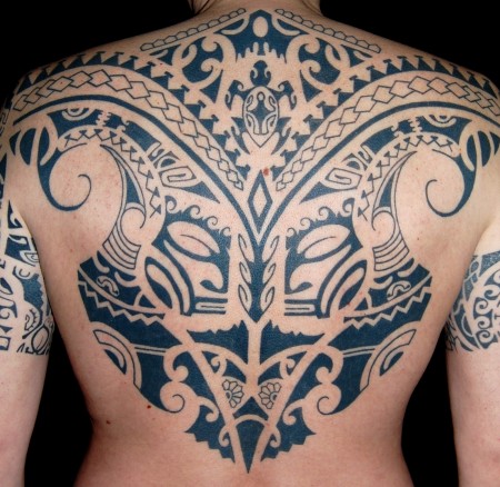 Voodoo Croo: Polynesischer Rücken, Tahiti Tattoo | Tattoos Von Tattoo -Bewertung.de 438_x_450_jpg