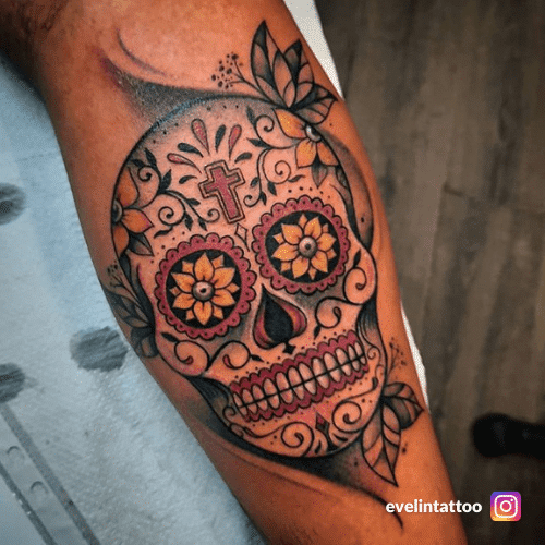 Teschio Messicano, Significato, Storia Ed Idee - Tattoolicious 500_x_500_png