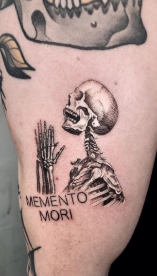 75 Inspirational Memento Mori Tattoos, Ideas, & Meaning - Tattoo Me Now 568_x_323_jpg