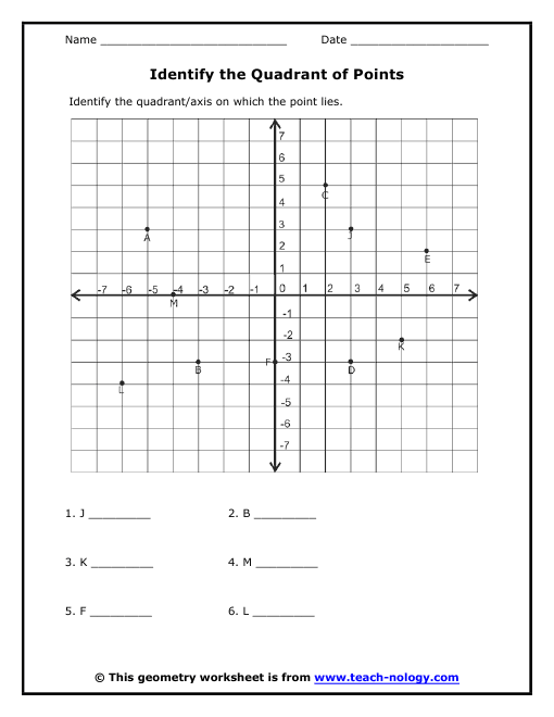 identifying quadrants and axes graphing worksheets ge vrogueco