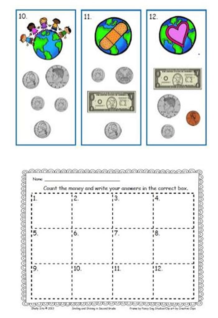 read the room an earth day activity counting money teach junkie