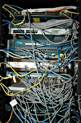 mess of wires