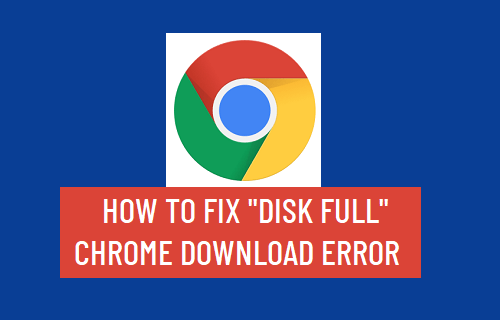 Download and install the Google photos app. How To Fix Disk Full Chrome Download Error