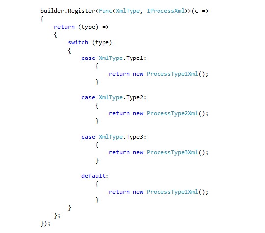 Programming Factory Injector Pattern Real-world sample code for Factory Method Design Pattern with ...