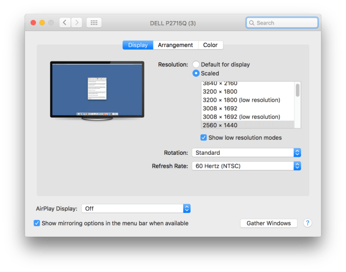 How to Set Custom Resolutions for External Displays in Mac OS X