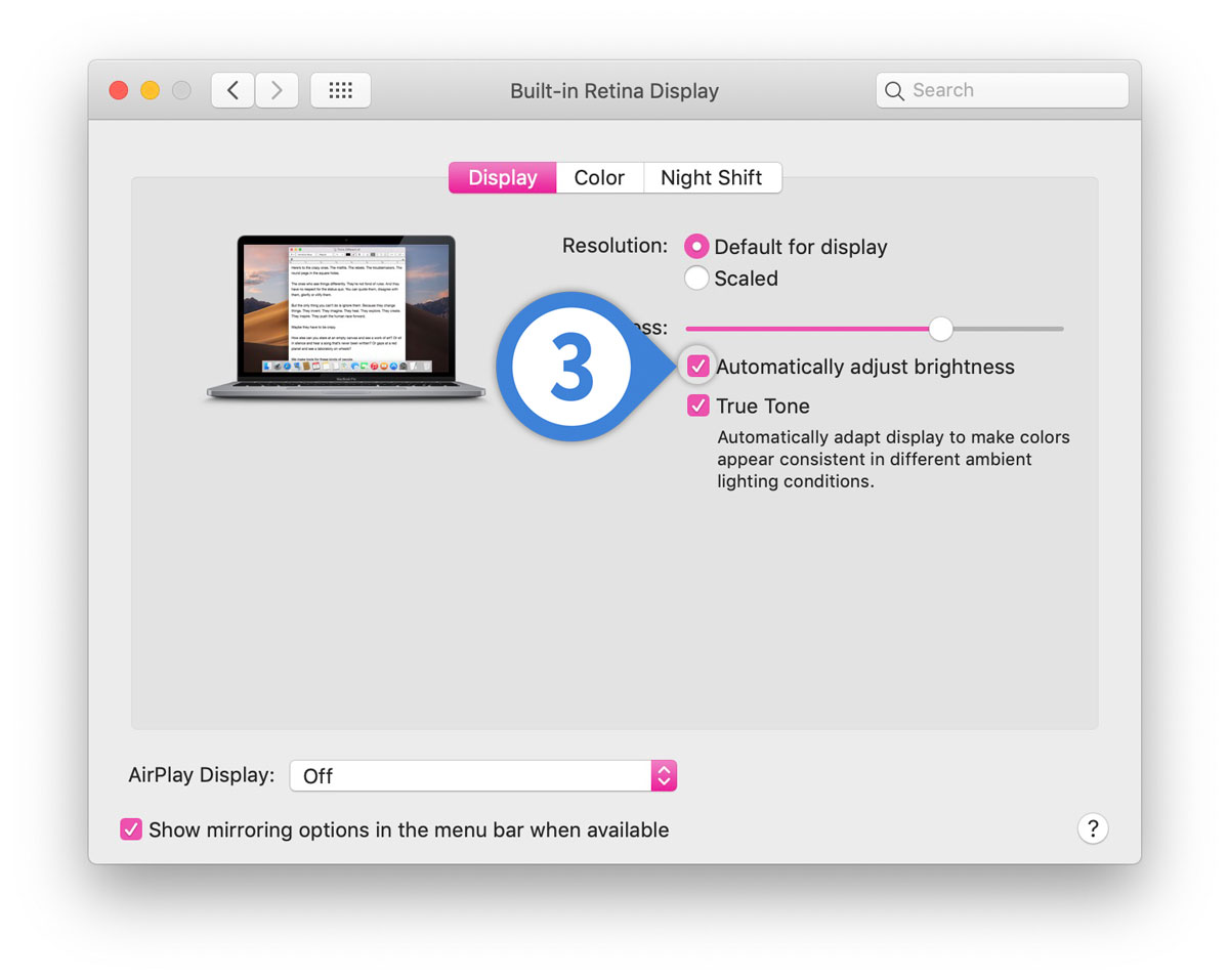 How to Disable AutoBrightness on Your Mac