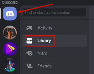 library Как открыть библиотеку в дискорде