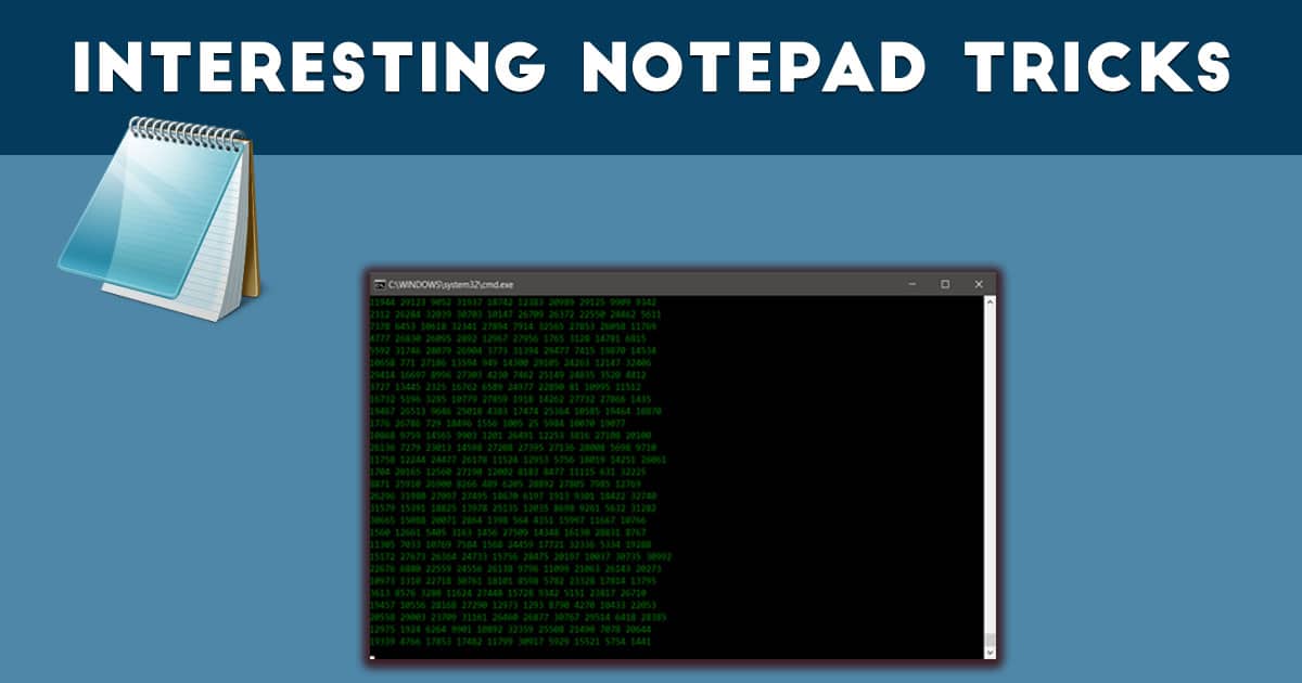 Ok i start google chrome on my ubuntu operating system and it says: These Interesting Notepad Tricks will make you feel like a