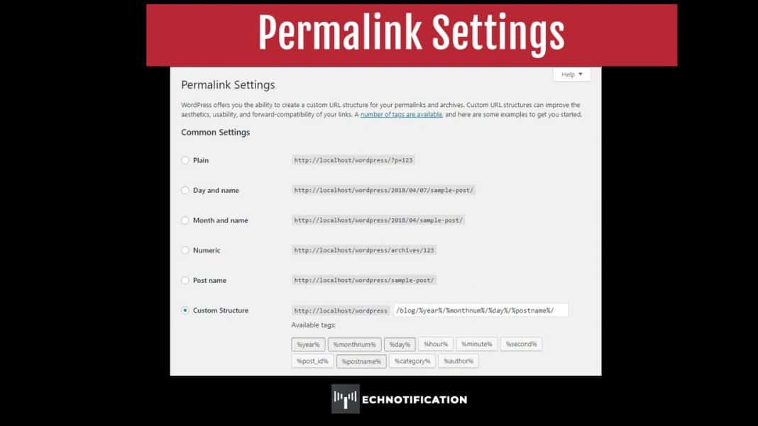 Resetting / flushing permalinks structure. Guide to WordPress: Permalink Settings