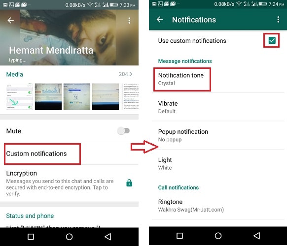 · open the settings app. How To Change Whatsapp Calls Or Messages Ringtone Techuntold