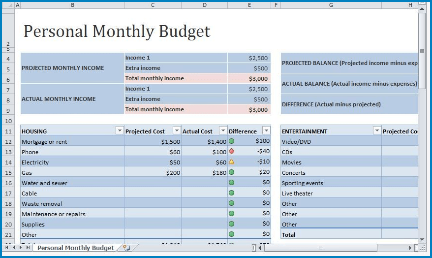 All of these work will make budgeting easy. Budget Templates For Mac Excel Peatix