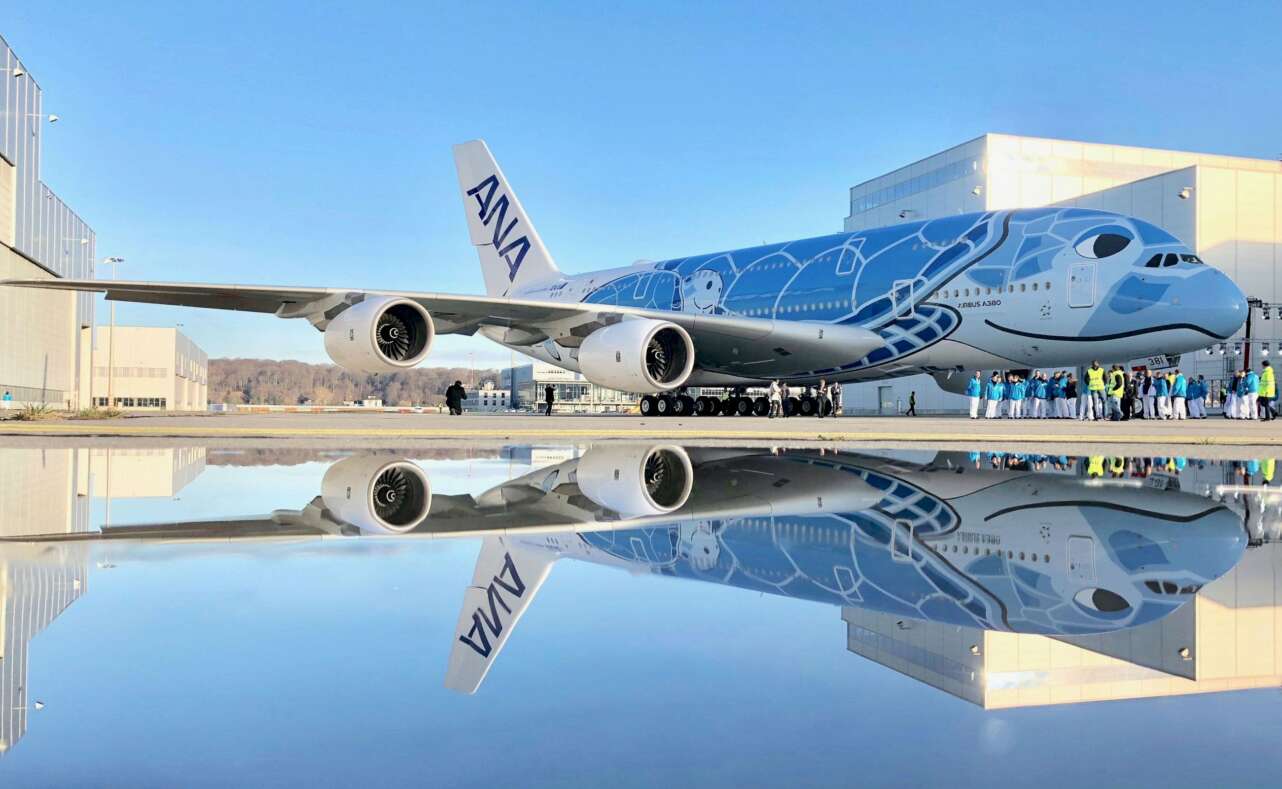 Ana nennt seine a380 als . Esta aerolÃ­nea invita a viajar en sus A380 a ninguna parte