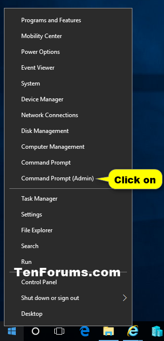 Open the task manager via run dialog open the task manager with . Elevated Command Prompt - Open in Windows 10 - Windows 10