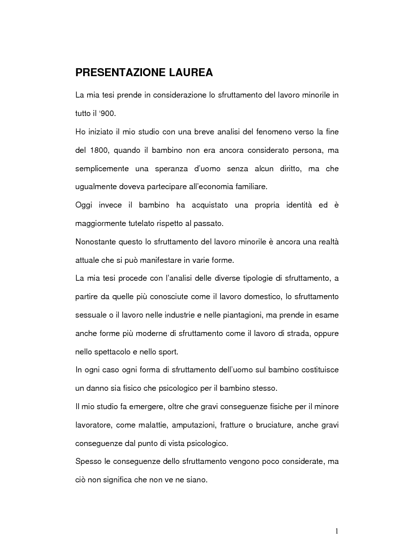 L'infanzia Venduta: Il Mercato Dei Bambini-Schiavi Nel '900 - Tesi Di Laurea - Tesionline 1123_x_793_png