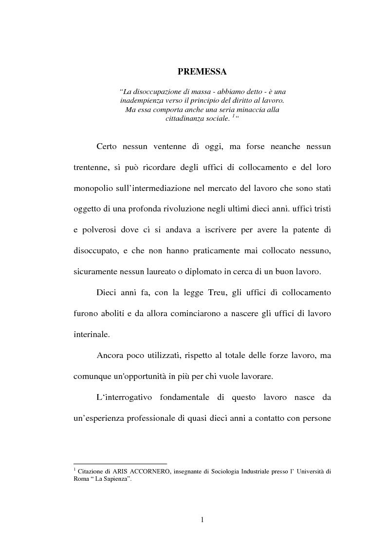 L'incontro Tra Domanda E Offerta Di Lavoro. Dagli Uffici Di Collocamento Alle Agenzie Del Lavoro. - Tesi Di Laurea - Tesionline 1123_x_793_png