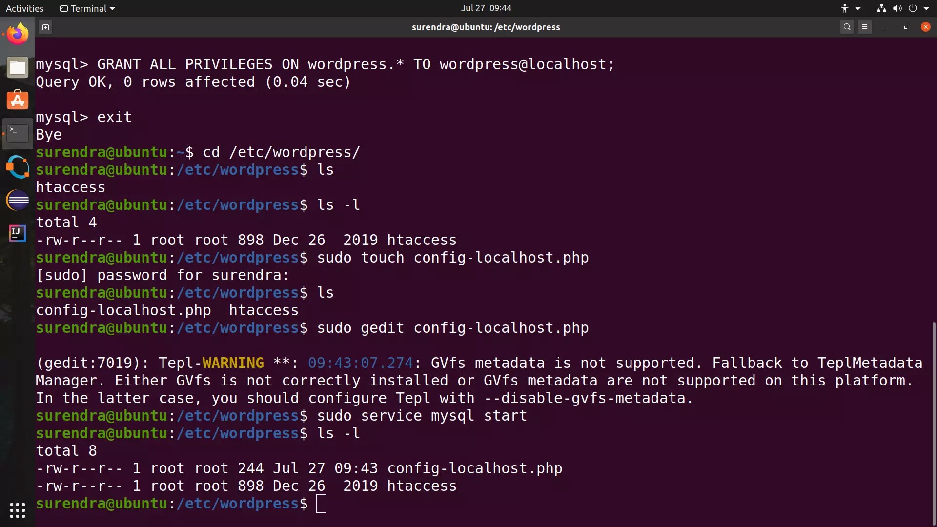 You can even try linux on your pc before you install it. Install WordPress on the Linux machine | TestingDocs.com
