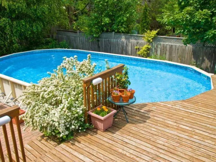 Fortunately, it's easy to le. Above Ground Pool Deck Plans For Small Backyards