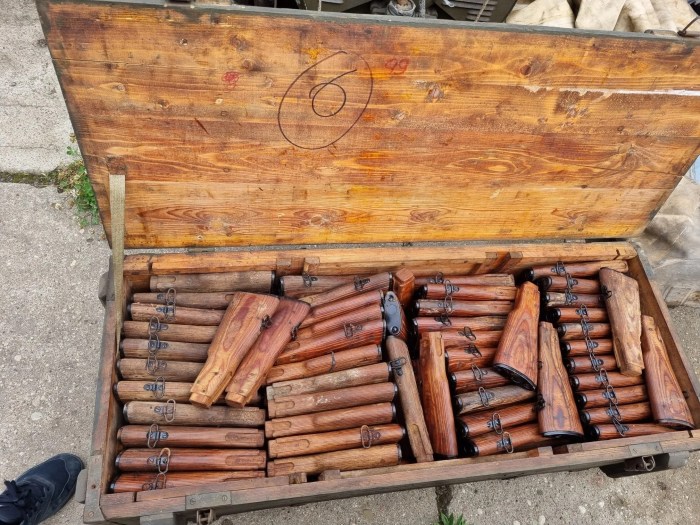Wood ak 47 stock