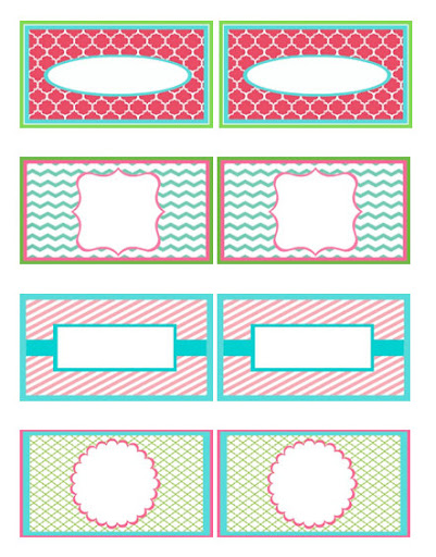 free printable calling cards tags and labels