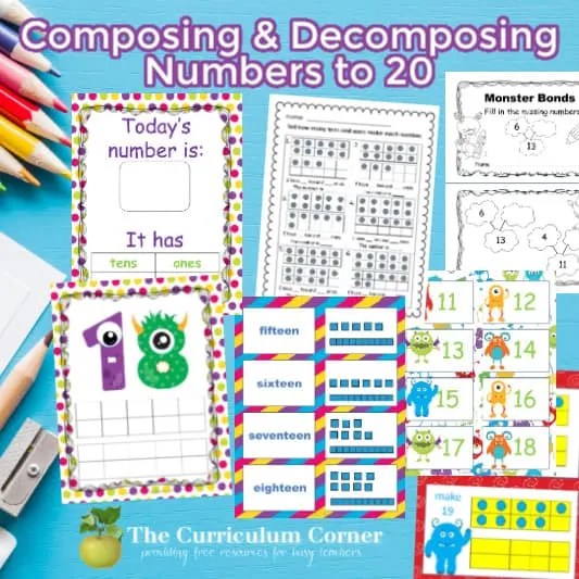 printable number book 1 20 the kinder corner