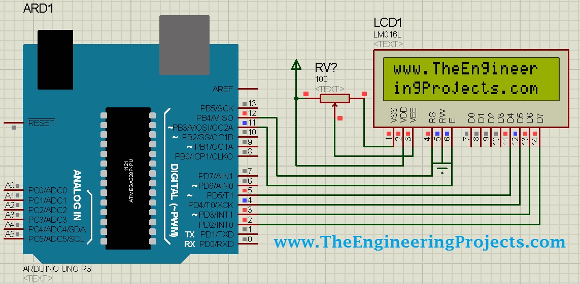 Lcd Wiring Diagram Arduino