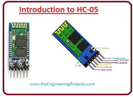 Hc 05 Bluetooth Module Pinout Datasheet Features Applications The Engineering Projects