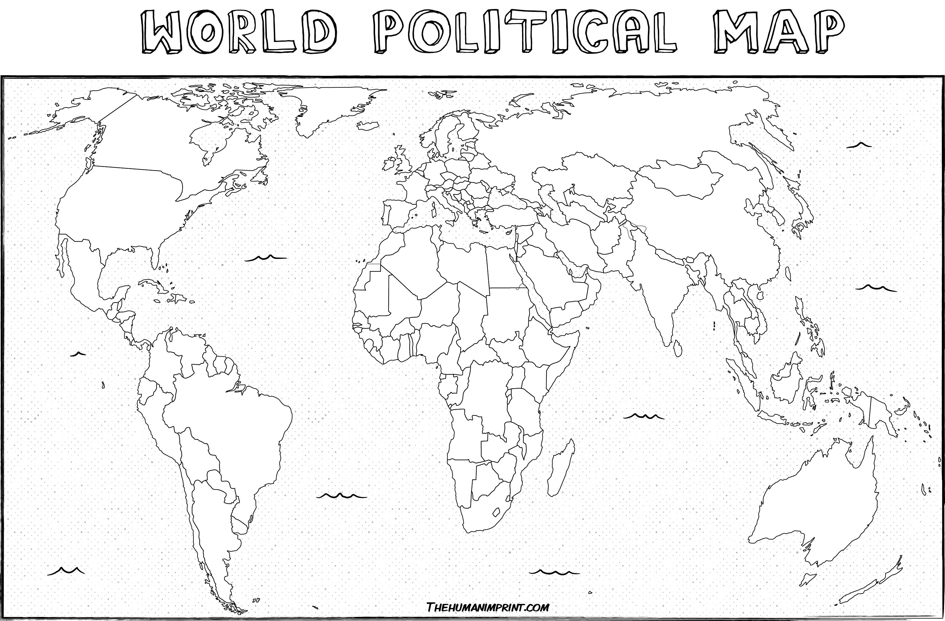 World Political Map | The Human Imprint