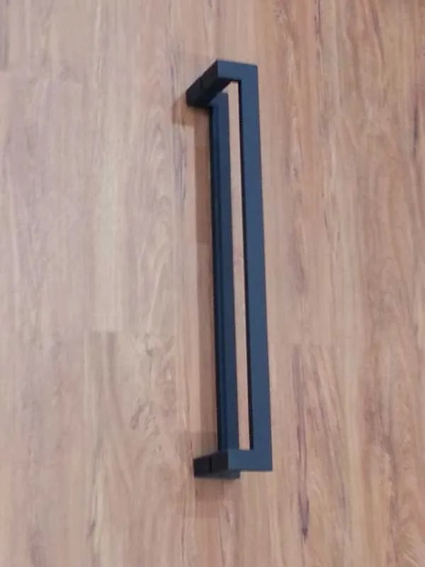 It also works well as a handle on a tool storage box i made out of mdf. Matte Black - Back to Back Offset Pull Handles - The Lock