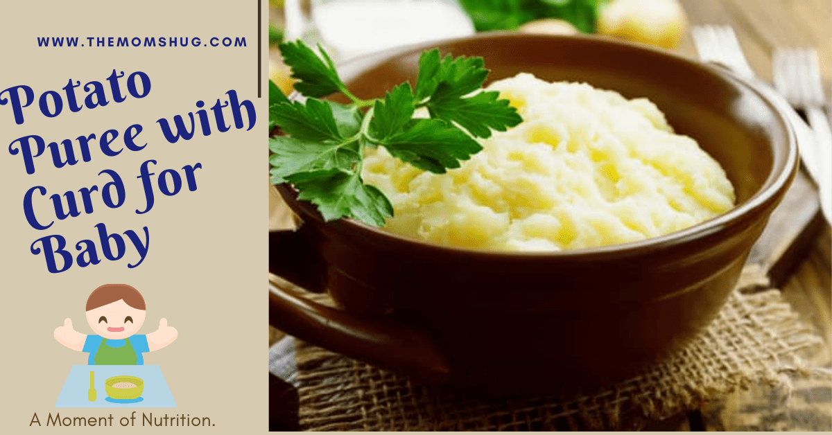 Potato Puree Recipe (with curd) for Baby Mashed Potato for Baby