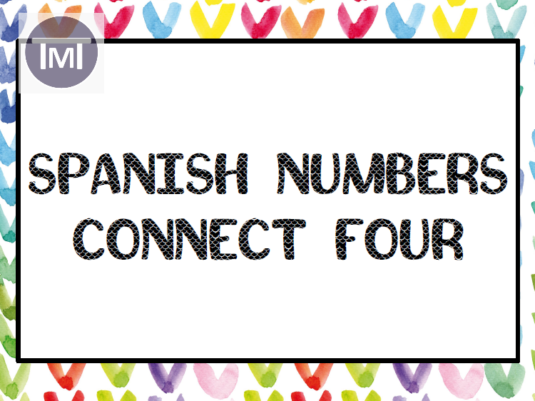 spanish numbers connect four free printable kids activity the mummy toolbox